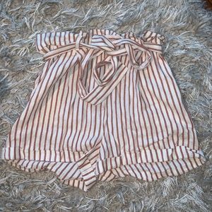 Forever 21 striped dress shorts